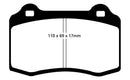 EBC 92-00 Dodge Viper 8.0 Yellowstuff Front Brake Pads-2