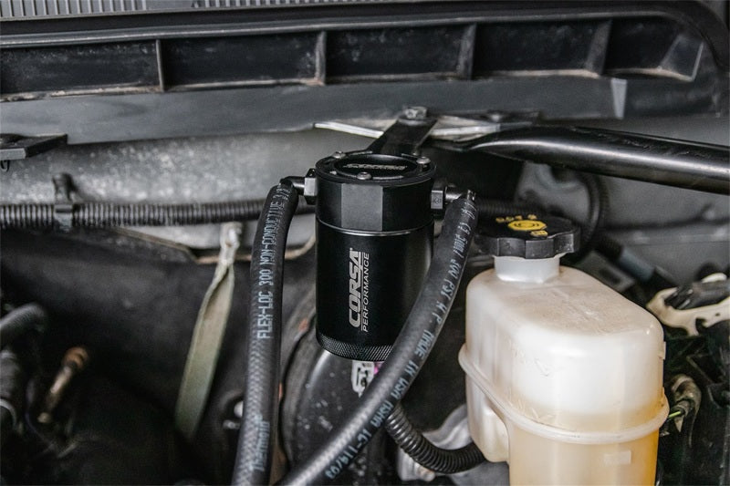 Corsa 14-19 GM Silverado/Sierra (15-20) Tahoe/Yukon/Suburban/Yukon XL/Escalade (5.3L V8) Catch Can - 0