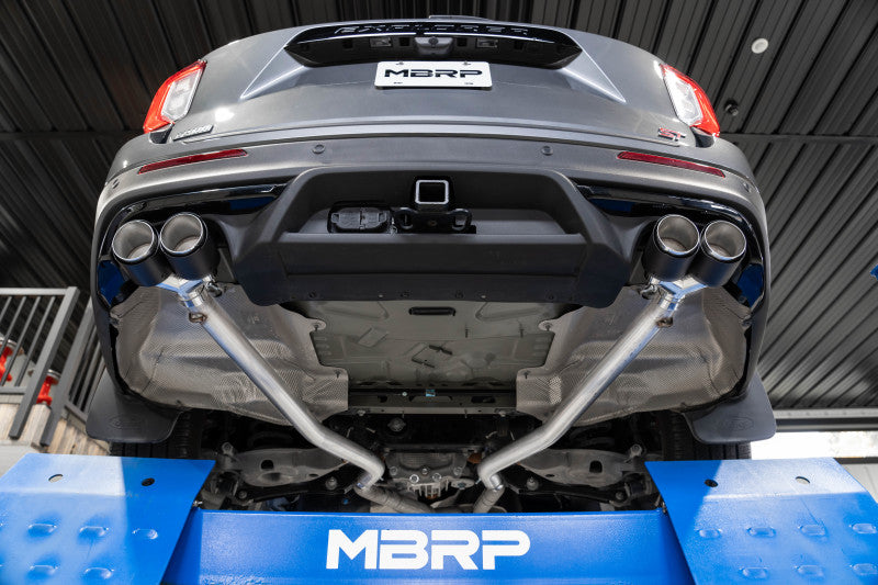 MBRP 20-21 Ford Explorer ST 3.0L EcoBoost Dual Rear Exit Axle Back w/ Quad Tip AL Exhaust System - 0