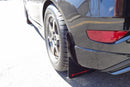 Rally Armor 13-19 Ford Fiesta ST Black UR Mud Flap w/White Logo-4
