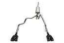 Corsa 19-23 GMC Sierra 1500 Cat-Back Dual Rear Exit with Twin 4in Black Powder Coat Pro-Series Tips-1