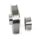 BBK 96-01 Mustang 4.6 GT Cobra Underdrive Pulley Kit - Lightweight CNC Billet Aluminum (3pc)-6