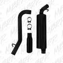 MBRP 97-99 Jeep Wrangler (TJ) Inline-4 2.5L, Inline-6 4.0L 2 1/2in Cat Back Single Side Black Coated-4