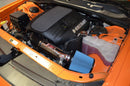 Injen 11-19 Dodge Challenger Hemi 5.7L V8 Wrinkle Black Power-Flow Air Intake System w/Heat Shield-4