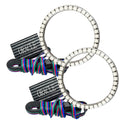 Oracle 15-21 Dodge Challenger Waterproof LED Fog Light Halo Kit - ColorSHIFT-1