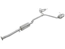 aFe Takeda Exhaust 2.25in to 2in Dia 304SS Cat-Back w/Polished Tips 08-12 Honda Accord Coupe V6 3.5L-4