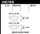 Hawk 15-17 Audi A3/A3 Quattro HPS 5.0 Rear Brake Pads-1