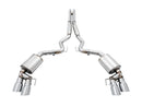 AWE Tuning 2018+ Ford Mustang GT (S550) Cat-Back Exhaust - Touring Edition (Quad Chrome Silver Tips)-9