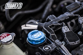 Turbo XS 2016+ Honda Civic Blue Oil Cap - 0