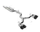MBRP 2022 Volkswagen Golf R MK8 3in Cat-Back Quad Rear w/ Carbon Fiber Tips Valve Delete Exhaust-1