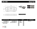 StopTech Performance 06-09 Chvy Corvette Z06 Rear Brake Pads-3