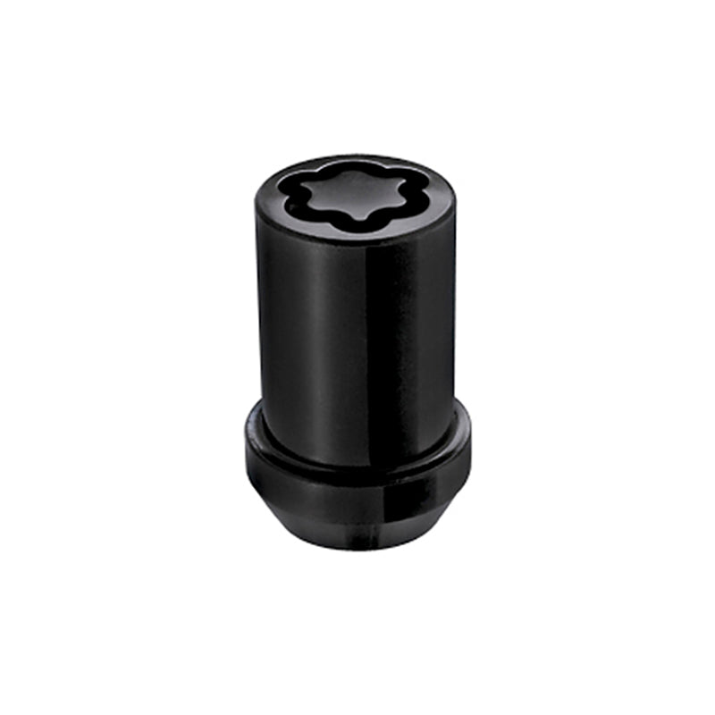 McGard Wheel Lock Nut Set - 4pk. (Tuner / Cone Seat) M12X1.5 / 13/16 Hex / 1.24in. Length - Black - 0