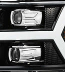 AlphaRex 07-13 Chevy 1500HD PRO-Series Proj Headlight Plank Style Gloss Blk w/Activ Light/Seq Signal-3
