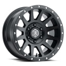 ICON Compression 17x8.5 6x5.5 0mm Offset 4.75in BS 106.1mm Bore Satin Black Wheel-1