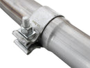 aFe Power Twisted Steel Y-Pipe Stainless Steel 2.5in 12-14 Jeep Wrangler V6 3.6L-2