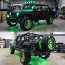 Oracle 7in High Powered LED Headlights - Black Bezel - Green-5