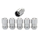 McGard Wheel Lock Nut Set - 5pk. (Cone Seat) 1/2-20 / 3/4 &13/16 Dual Hex / 1.46in. Length - Chrome-6