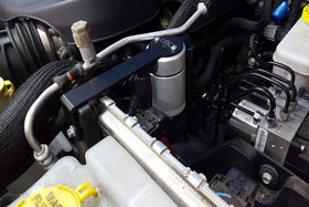 J&L 12-17 Jeep Wrangler JK 3.6L Passenger Side Oil Separator 3.0 - Clear Anodized - 0