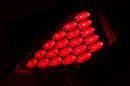ANZO 2003-2005 Nissan 350Z LED Taillights Red-3
