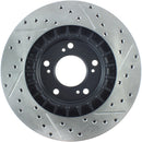StopTech 00-09 S2000 Slotted & Drilled Right Front Rotor-5