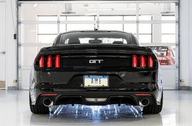 AWE Tuning S550 Mustang GT Cat-Back Exhaust - Touring Edition (Chrome Silver Tips) - 0