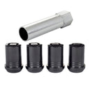 McGard Wheel Lock Nut Set - 4pk. (Tuner / Cone Seat) M12X1.5 / 13/16 Hex / 1.24in. Length - Black-3