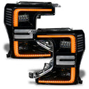 Oracle 20-22 Ford F-250/350 Super Duty Dynamic ColorSHIFT Headlight DRL Upgrade Kit w/Switchback-8