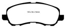 EBC 07+ Jeep Compass 2.0 (262mm Rear Rotors) Greenstuff Front Brake Pads-1