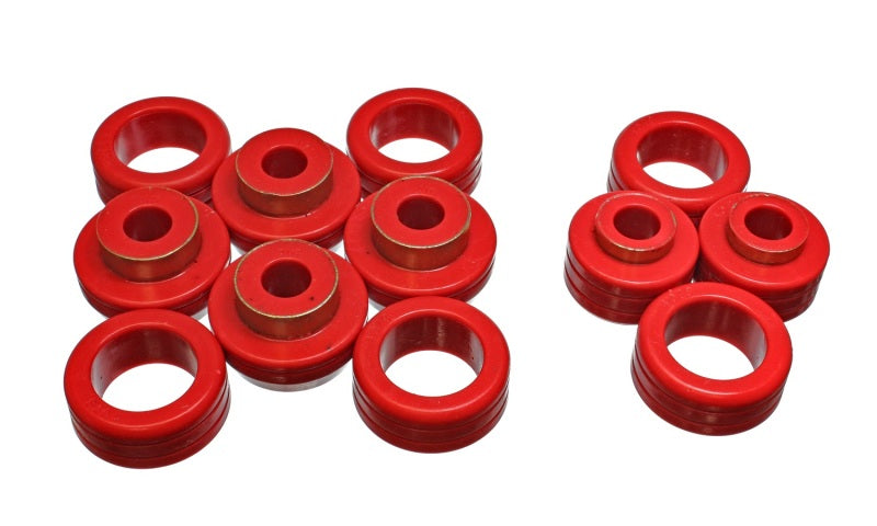 Energy Suspension 87-96 Dodge Dakota 2WD Red Body (Cab) Mount Set - 0