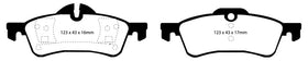 EBC 02-03 Mini Hardtop 1.6 Yellowstuff Rear Brake Pads - 0