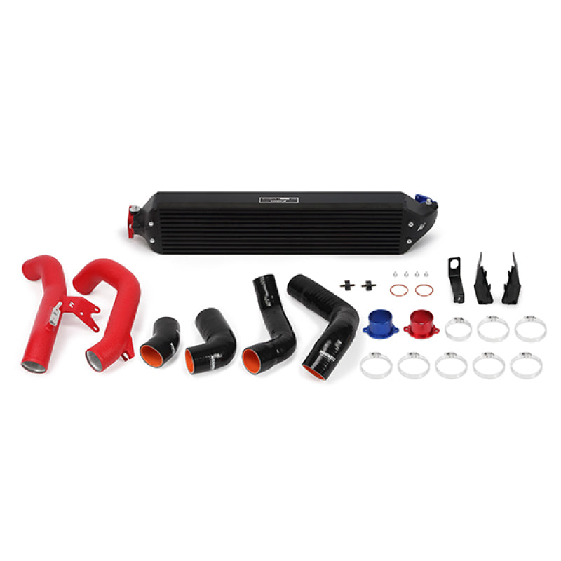 Mishimoto 2016+ Honda Civic 1.5T / 2017+ Honda Civic Si Black Intercooler Kit w/Red Pipes - 0