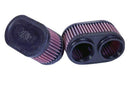 K&N Filter Universal Filter 2 3/4 inch Dual Flange GSXR Oval (2/Box)-1
