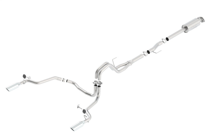 Borla 15-16 Ford F-150 3.5L EcoBoost Ext. Cab Std. Bed Catback Exhaust ATAK Single Split Rear Exit - 0