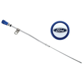 Ford Racing Dipstick Kit - Anodized Aluminum Handle w/ Embossed Ford Logo - 0