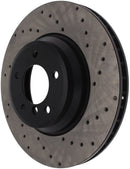 StopTech 07-10 BMW 335i Cross Drilled Left Front Rotor-6