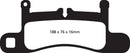 EBC 12-15 Porsche 911 (991) (Cast Iron Rotor only) 3.4 Carrera Yellowstuff Rear Brake Pads-4