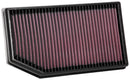 K&N 2018 Jeep Wrangler JL 2.0L/3.6L F/I Drop In Air Filter-2