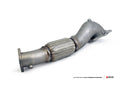AMS Performance 08-15 Mitsubishi EVO X Widemouth Downpipe w/Turbo Outlet Pipe-2