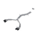 MBRP 18-21 Audi S5 Coupe/S4 Sedan T304 SS 2.5in Cat-Back Quad Rear Exit Exhaust - Carbon Fiber Tips-1
