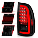 ANZO 00-06 Toyota Tundra (Std. Bed/Reg Cab) LED Taillights w/Light Bar Black Housing Smoke Lens-10