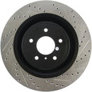 StopTech Infiniti G37 / Nissan 370Z SportStop Slotted & Drilled Front Left Rotor-3