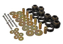 Energy Suspension Body Mount Set Inc. Hardware - Black-1