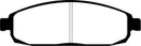 EBC 05-10 Jeep Commander 3.7 Greenstuff Front Brake Pads-1