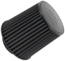 K&N Universal Rubber Filter-Round Tapered 4in Flange ID x 8in Base OD x 6.625in Top OD x 8in H-2