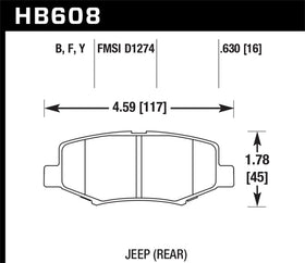 Hawk HPS Street Brake Pads - 0