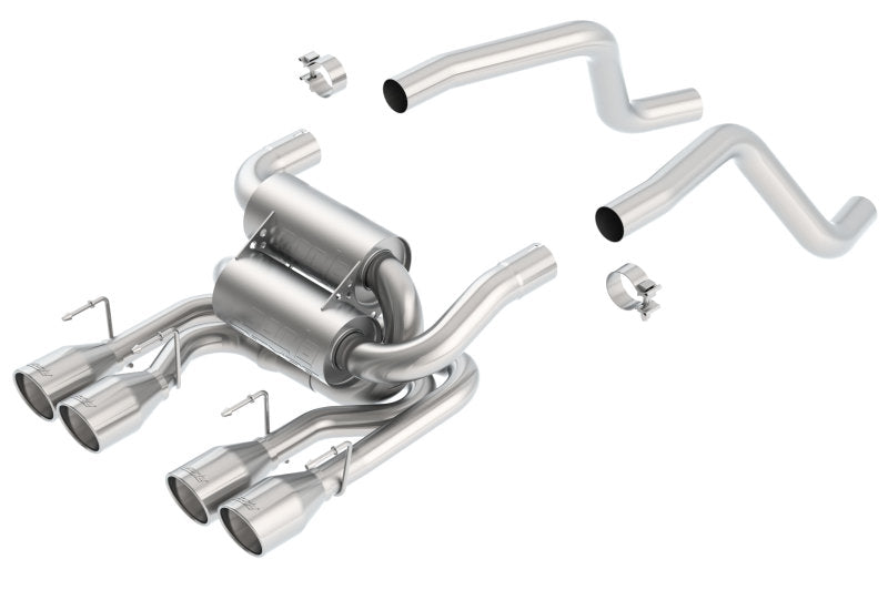 Borla 05-08 Corvette Convertible/Coupe 6.0L/6.2L 8cyl SS S-Type Exhaust (REAR SECTION ONLY) - 0