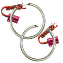 Oracle Ford Mustang 10-13 WP LED Fog Halo Kit (Grille Style) - White-4