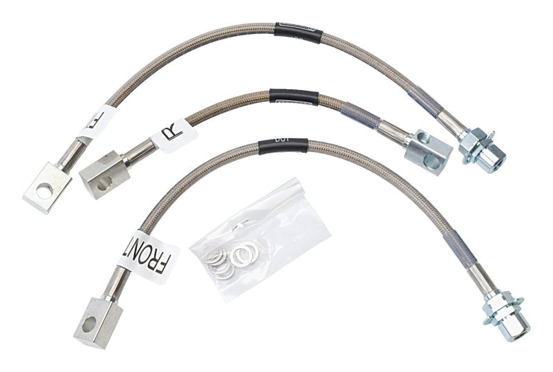 Russell Performance 94-95 Ford Mustang GT (Front & Rear Center Hose) Brake Line Kit - 0