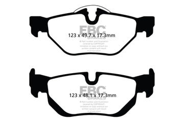 EBC 13+ BMW X1 2.0 Turbo (28i) Ultimax2 Rear Brake Pads - 0