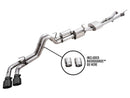 AWE Tuning 16-22 Toyota Tacoma 0FG Cat-Back Exhaust w/ BashGuard - Dual Diamond Black Tips-16